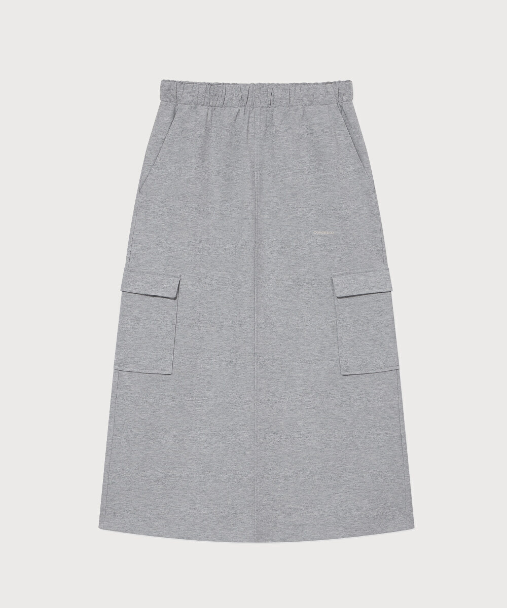 WOMAN SWEAT CARGO SKIRT