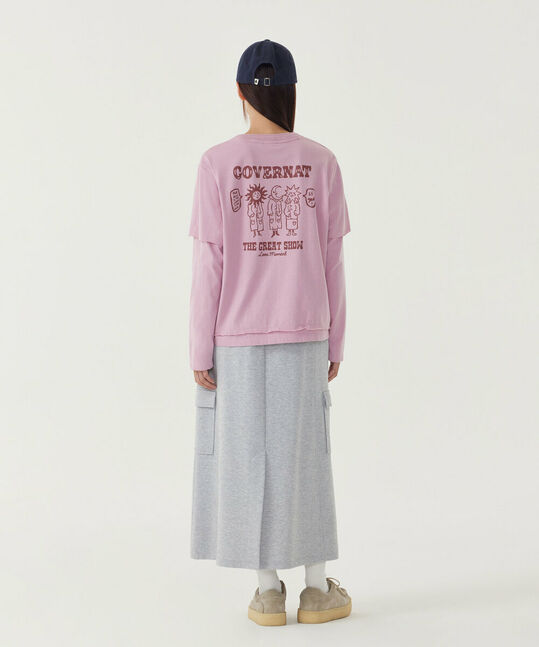 WOMAN SWEAT CARGO SKIRT