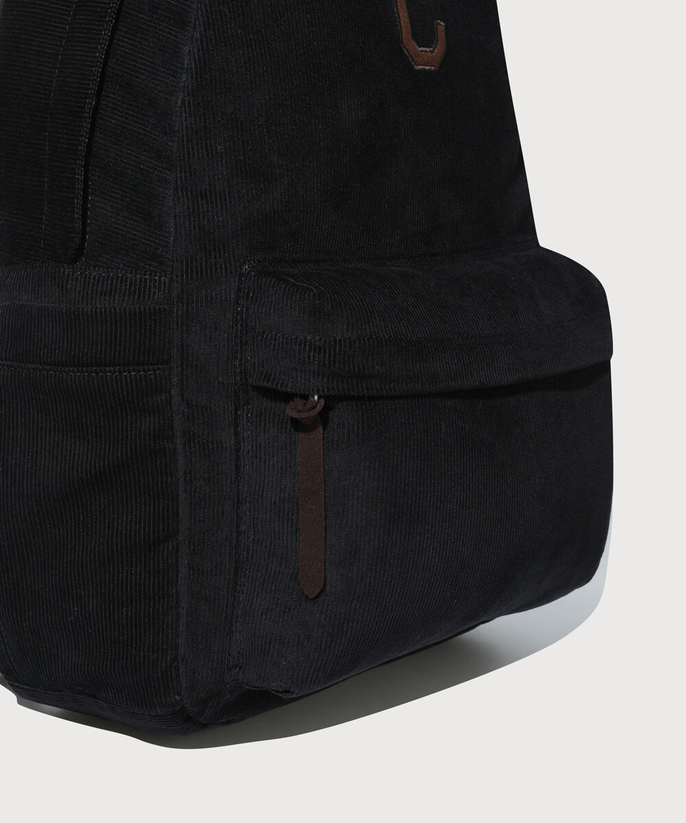 C LOGO CORDUROY BACKPACK