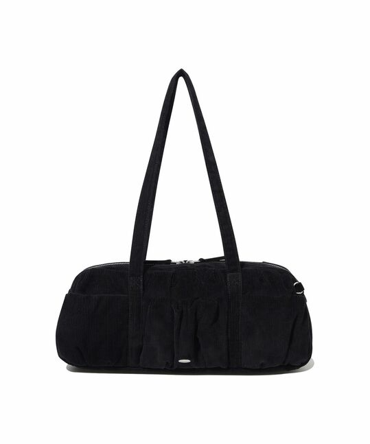 WOMAN CLOVER HEART BUBBLE CORDUROY DUFFLE BAG