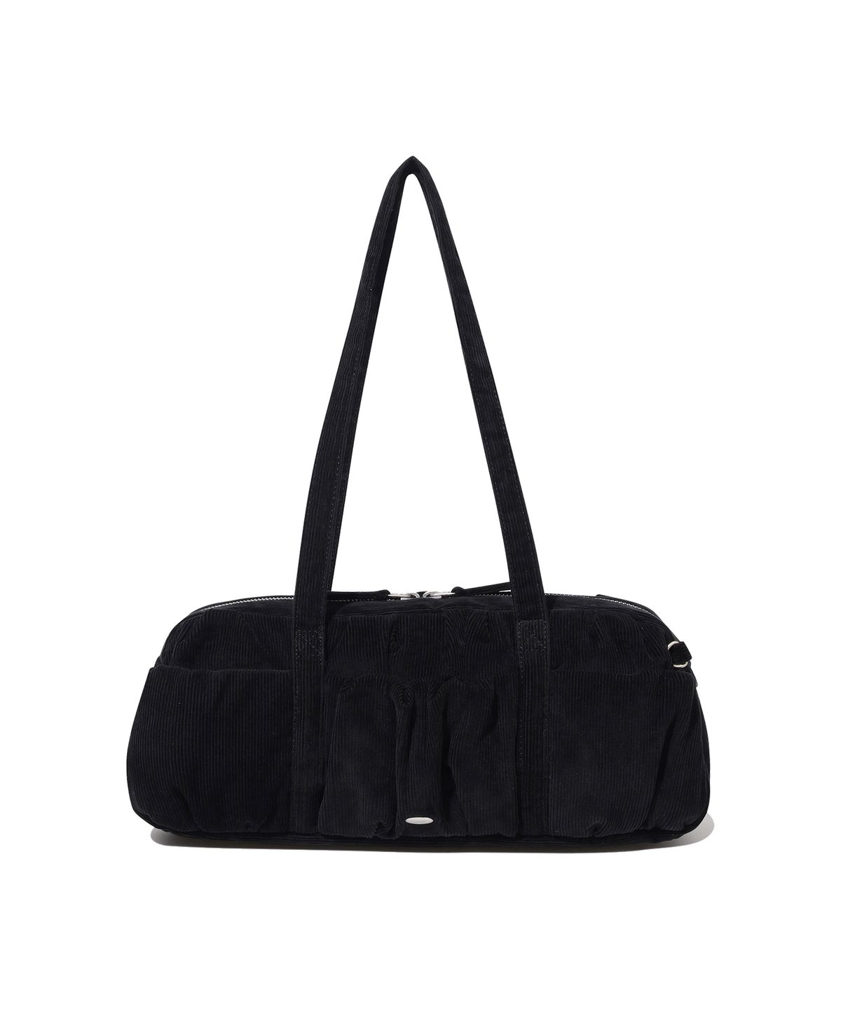 WOMAN CLOVER HEART BUBBLE CORDUROY DUFFLE BAG