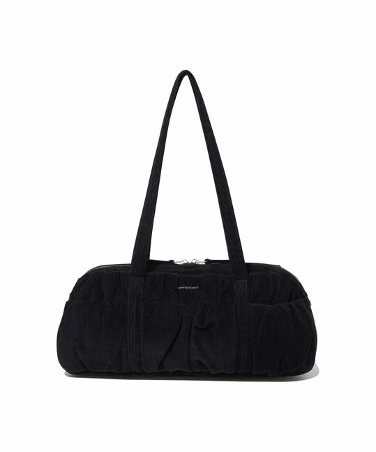 WOMAN CLOVER HEART BUBBLE CORDUROY DUFFLE BAG