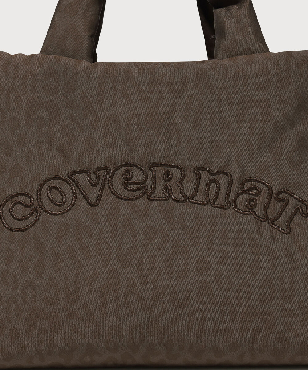 WOMAN CLOVER HEART LEOPARD TOTE BAG