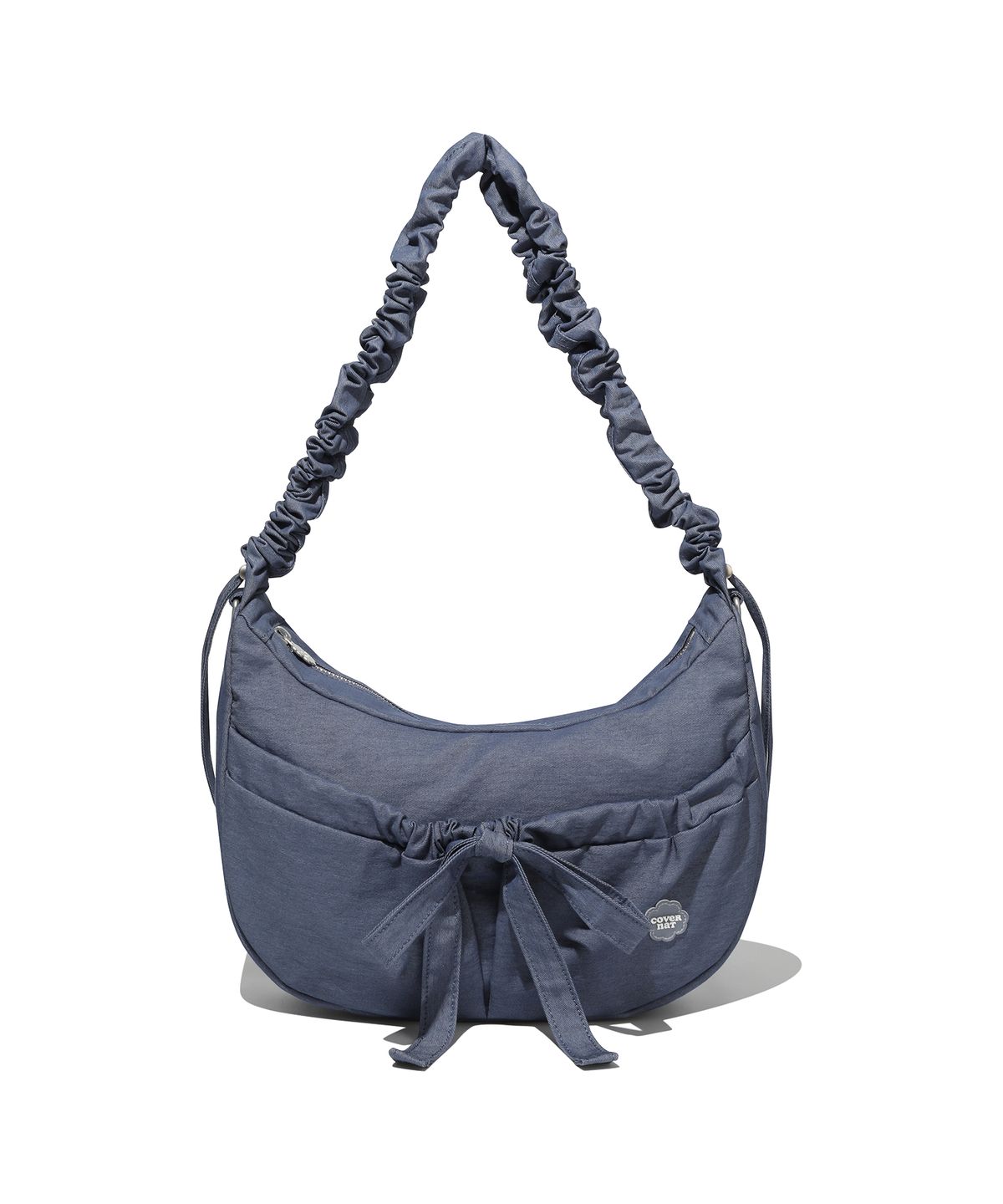 WOMEN CLOVERHEART SHIRRING MEDIUM NYLON HOBO BAG