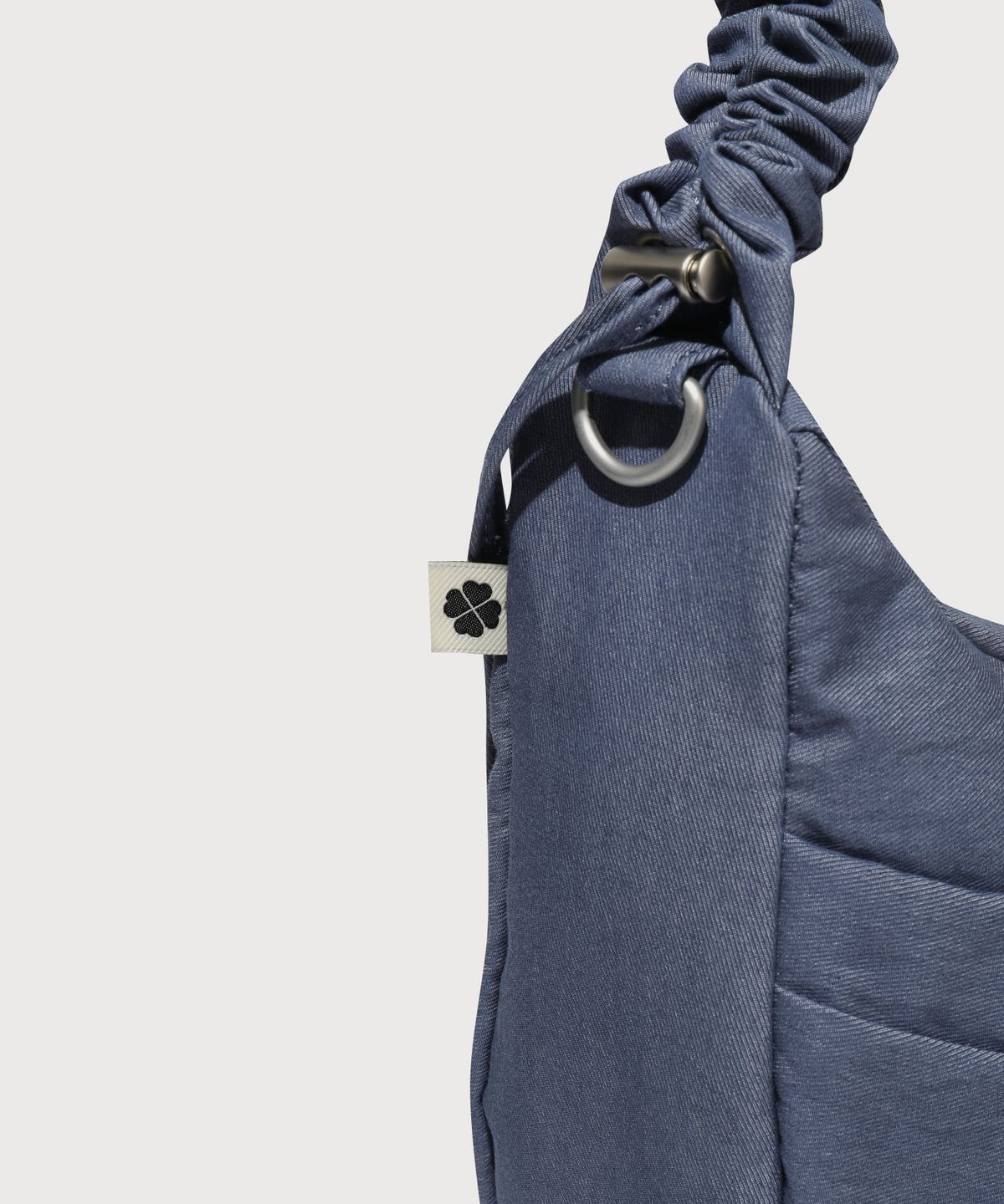 WOMEN CLOVERHEART SHIRRING MEDIUM NYLON HOBO BAG