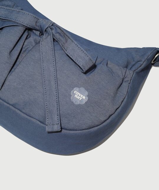 WOMEN CLOVERHEART SHIRRING MEDIUM NYLON HOBO BAG