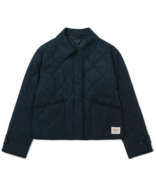 WOMEN COLLAR QUILTING JACKET