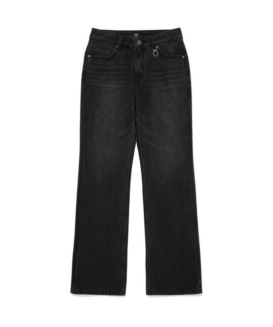 WOMEN SEMI BOOT-CUT DENIM PANTS