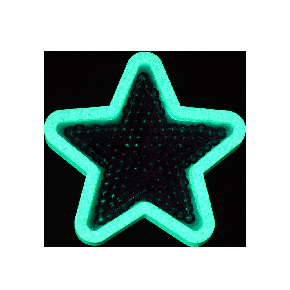 Purple Sequin Star