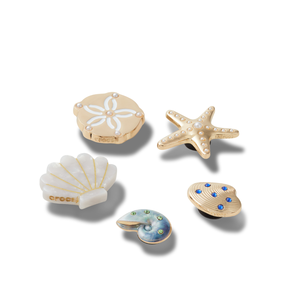 Gold Seashell 5 Pack