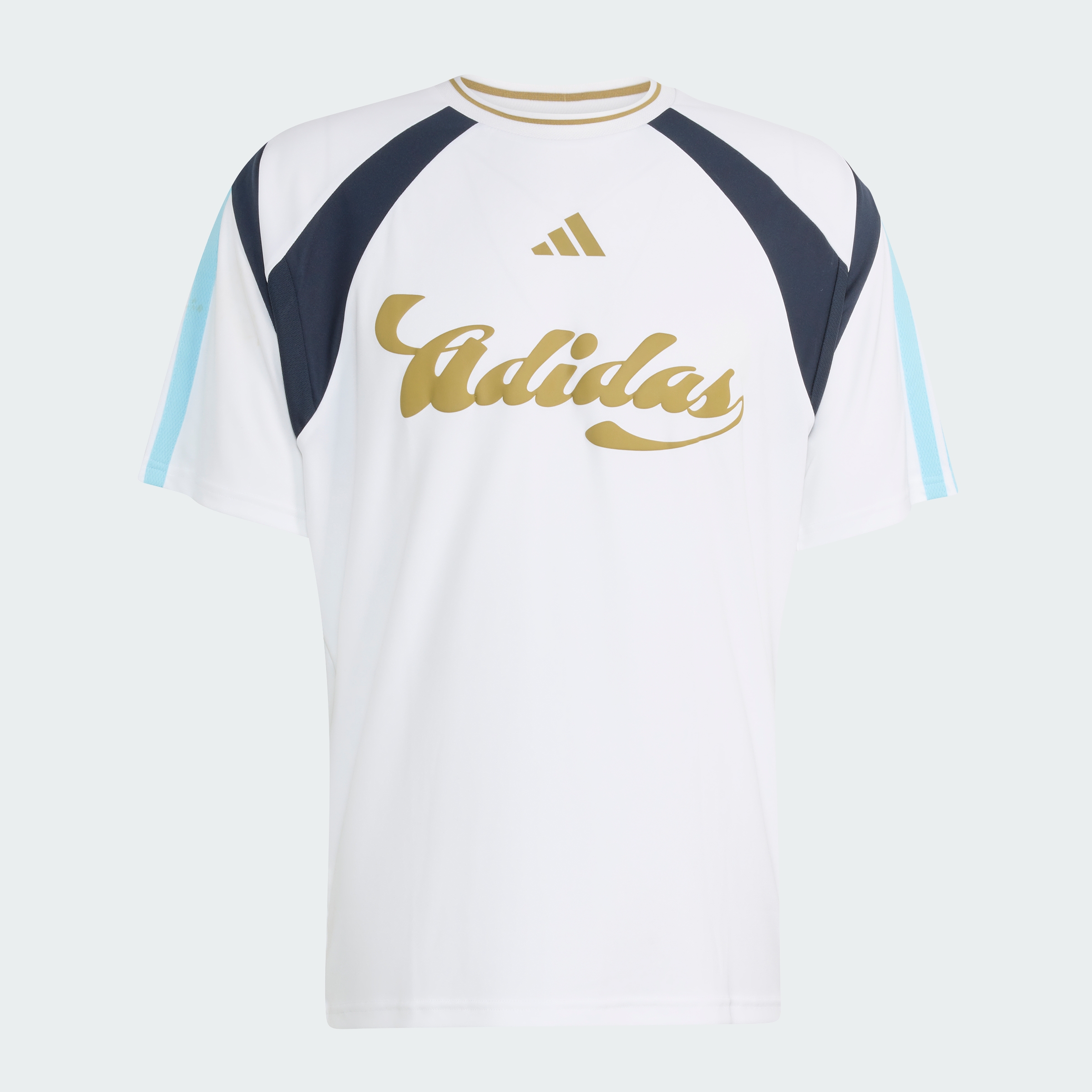 M TIRO NP TEE WHITE/NTNAVY/ICEBLU/