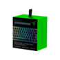 Razer PBT Keycap + Coiled Cable Upgrade Set, Classic Black