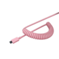 Razer PBT Keycap + Coiled Cable Upgrade Set, Quartz Pink