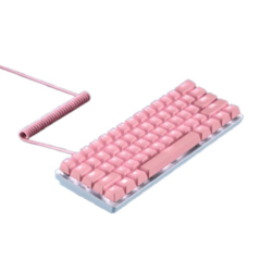 Razer PBT Keycap + Coiled Cable Upgrade Set, Quartz Pink