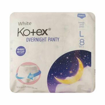 Kotex White Over night panty L №8
