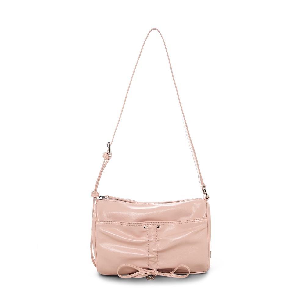 FRONT SHIRRING RIBBON MINI BAG