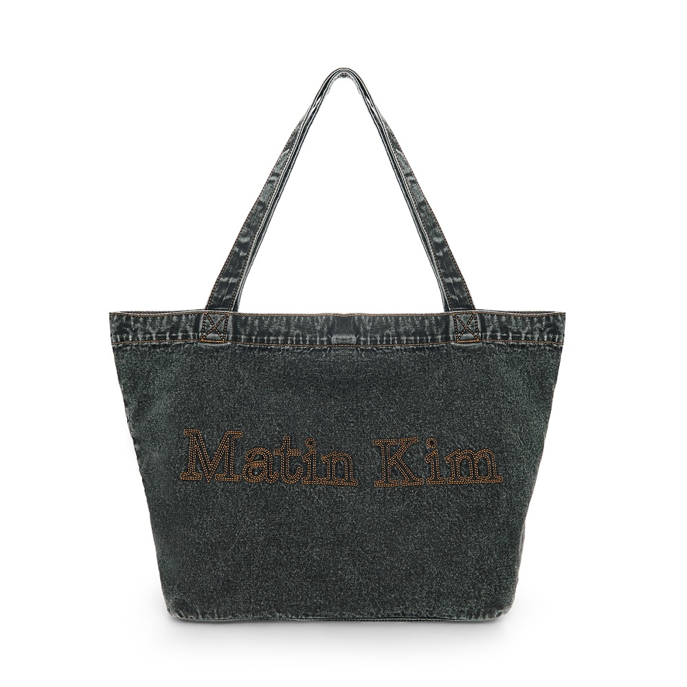 MATIN STITCH DENIM SHOULDER BAG