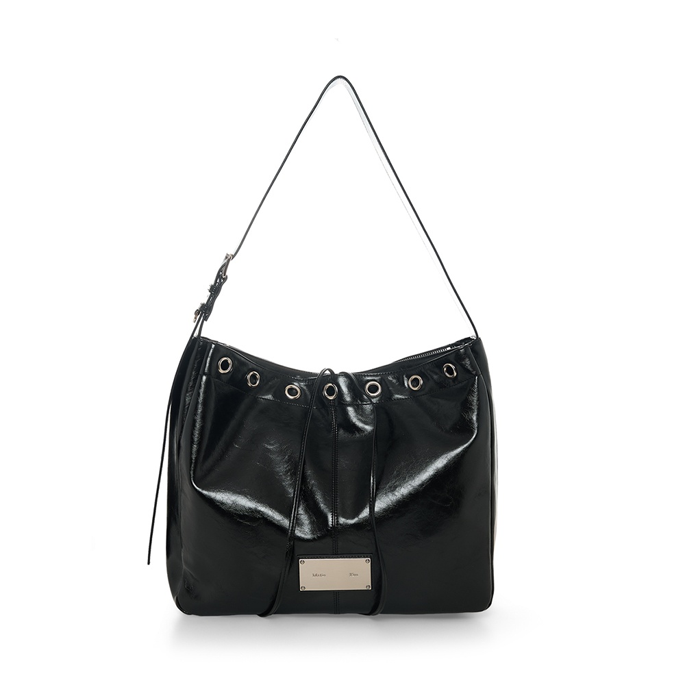 MATIN EYELET POINT LAYERED BIG SHOULDER BAG