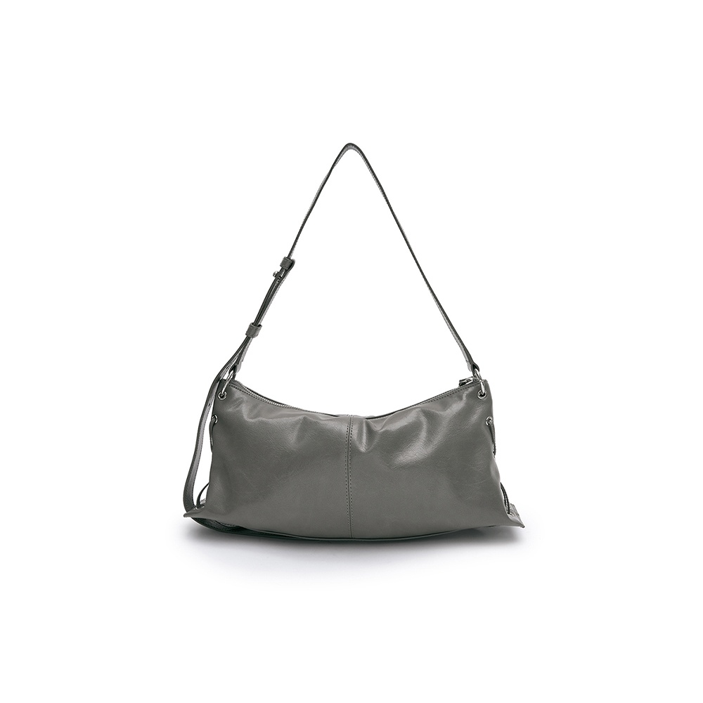 EYELET SHIRRING SHOULDER BAG