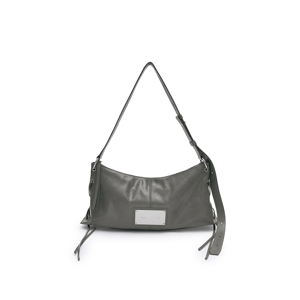 EYELET SHIRRING SHOULDER BAG