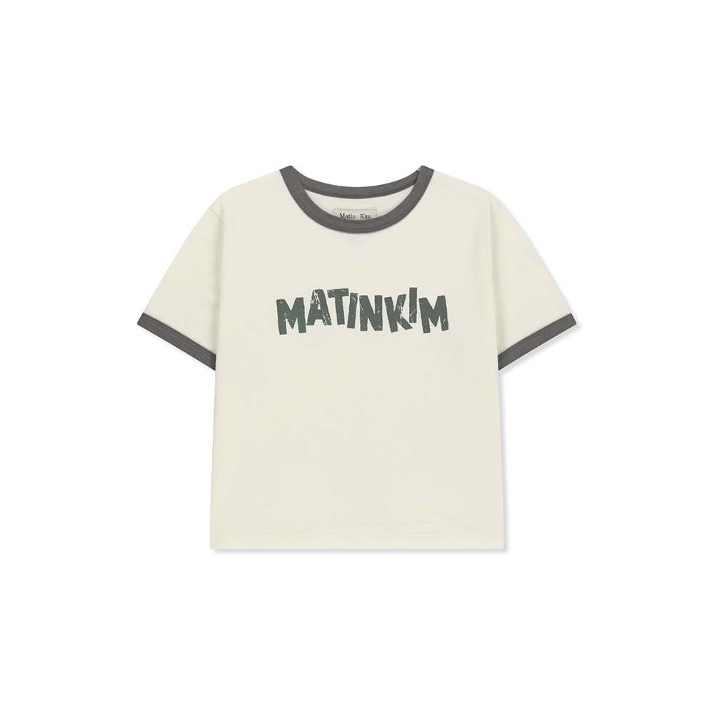 MATIN LOGO RINGER CROP TOP