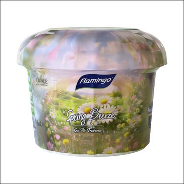 Flamingo car gel air freshener, Spring breeze 75 ml 