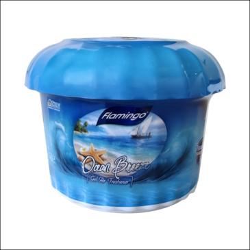 Flamingo car gel air freshener, Ocean breeze, 75 ml 
