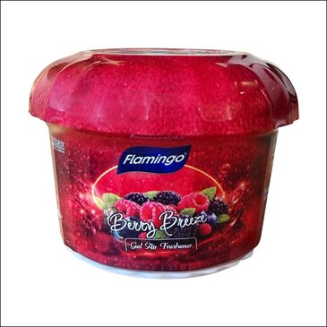 Flamingo car gel air freshener, Berry breeze, 75 ml 