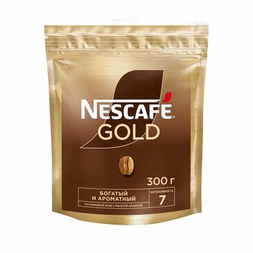 NESCAFE Gold найруулдаг кофе, ууттай савлагаа, 300г