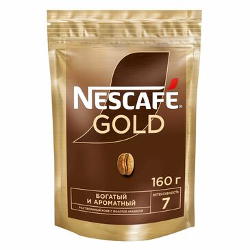 NESCAFE Gold найруулдаг кофе, ууттай савлагаа, 160г