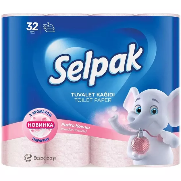 Selpak ариун цэврийн цаас, талькны үнэртэй - 32 ш