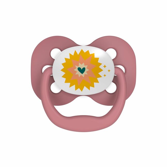 Advantage Pacifier - Stage 1, Pink, 2-Pack