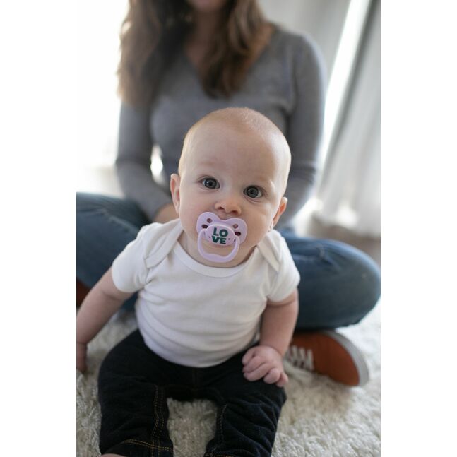 Advantage Pacifier - Stage 1, Pink, 2-Pack
