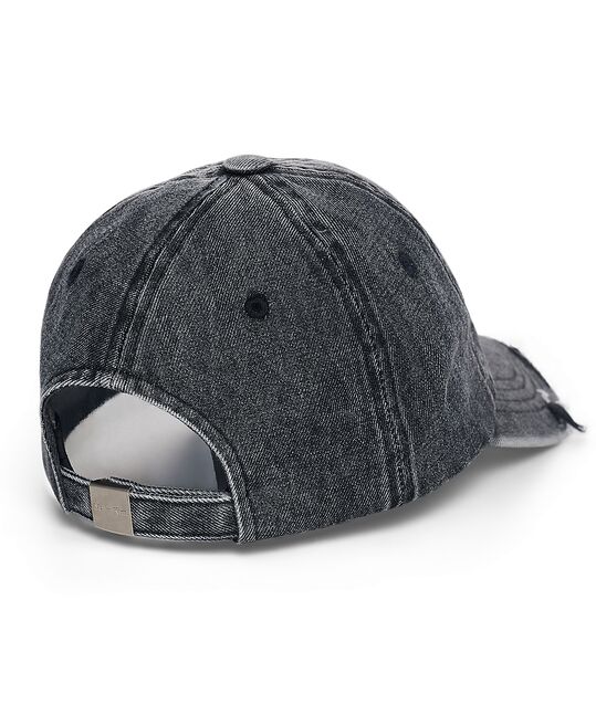 VINTAGE DISTRESSED DENIM BALL CAP