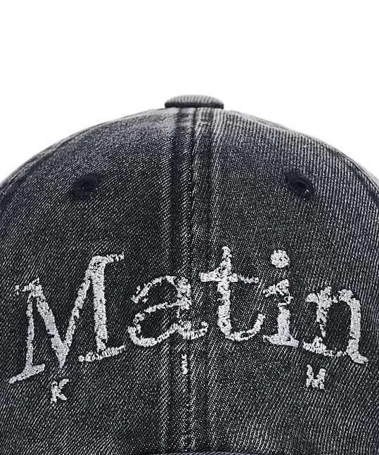 VINTAGE DISTRESSED DENIM BALL CAP