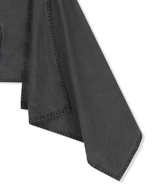 BELTED LAYERED MINI SKIRT