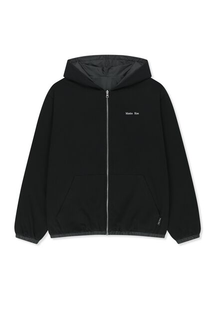 DOUBLE FACE HOODY ZIP UP