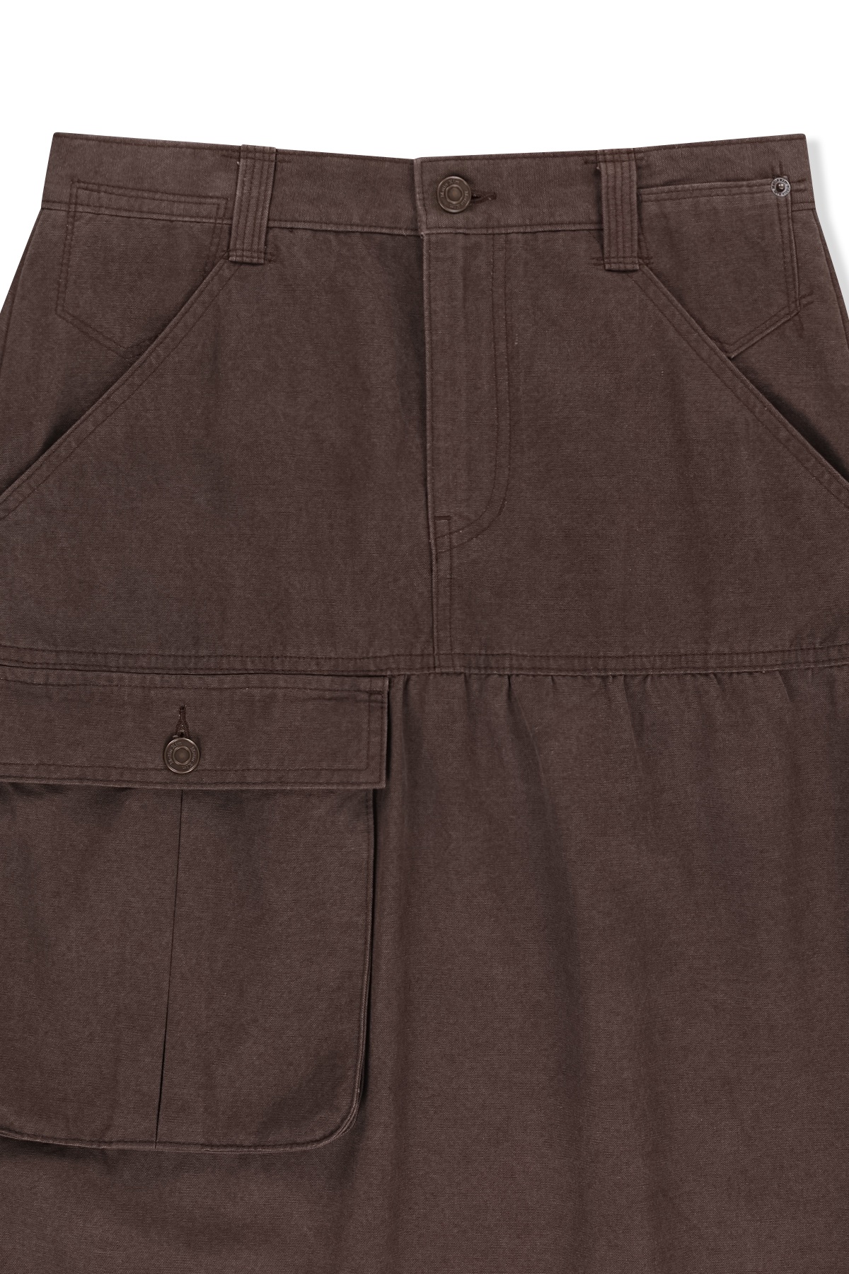 VINTAGE POCKET MIDI SKIRT