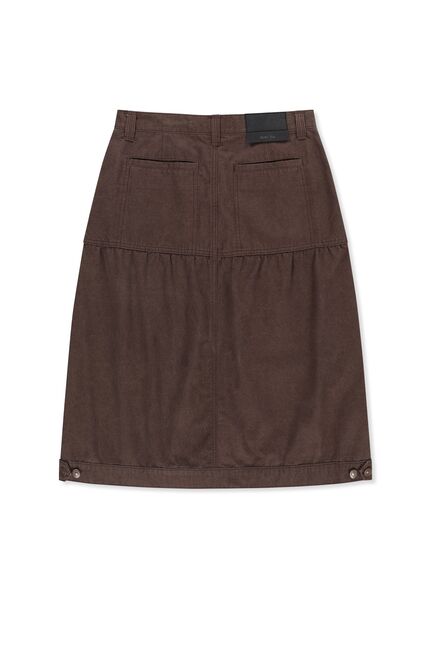 VINTAGE POCKET MIDI SKIRT