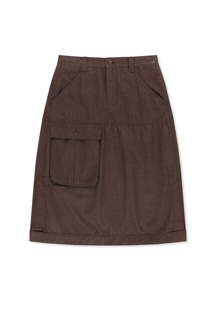 VINTAGE POCKET MIDI SKIRT
