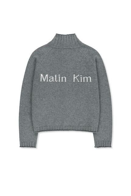 CASHMERE BLENDED SPELL POINT KNIT ZIP UP