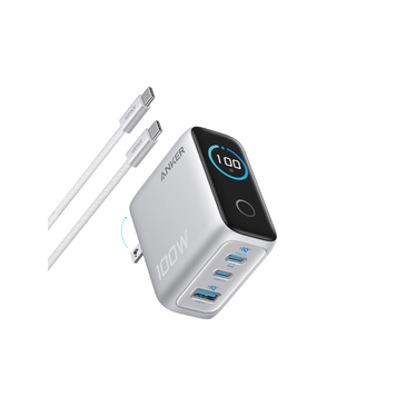 Anker Charger (100W, 3 Ports, Smart Display) (J)Offline - US/CA/VN/PH/TH/MX