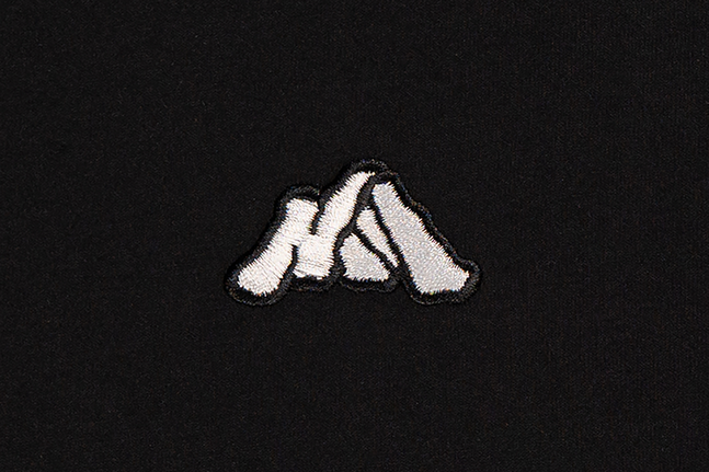 SS TEE MINI MOUNTAIN LOGO SS26 CEBLACK