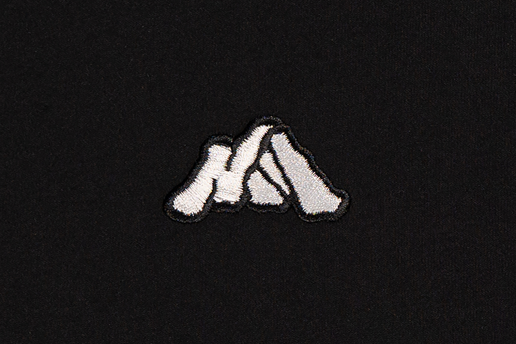 SS TEE MINI MOUNTAIN LOGO SS26 CEBLACK