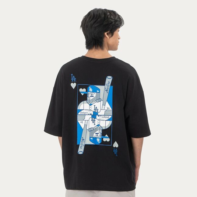 OS SS TEE PLAYING CARDS LOSDOD BLACK