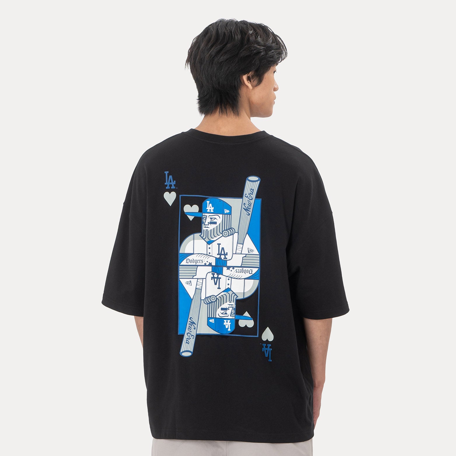 OS SS TEE PLAYING CARDS LOSDOD BLACK