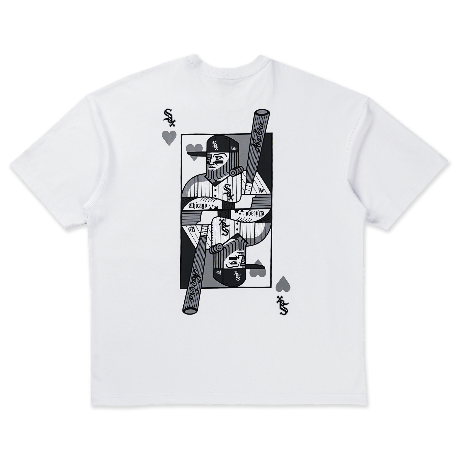 OS SS TEE PLAYING CARDS CHIWHI WHITE