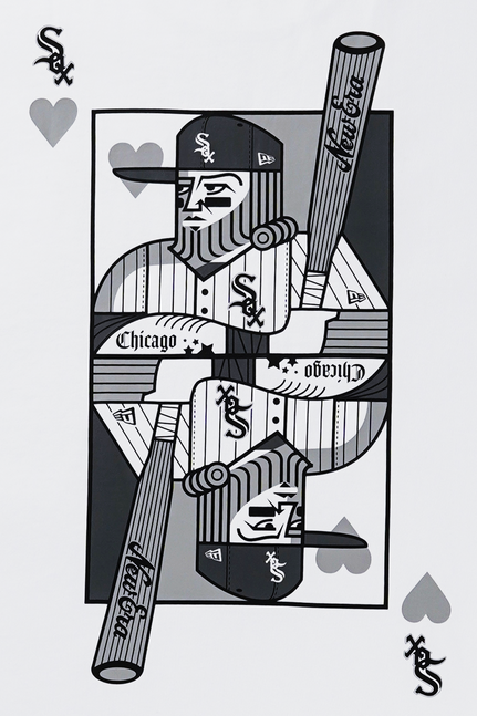OS SS TEE PLAYING CARDS CHIWHI WHITE