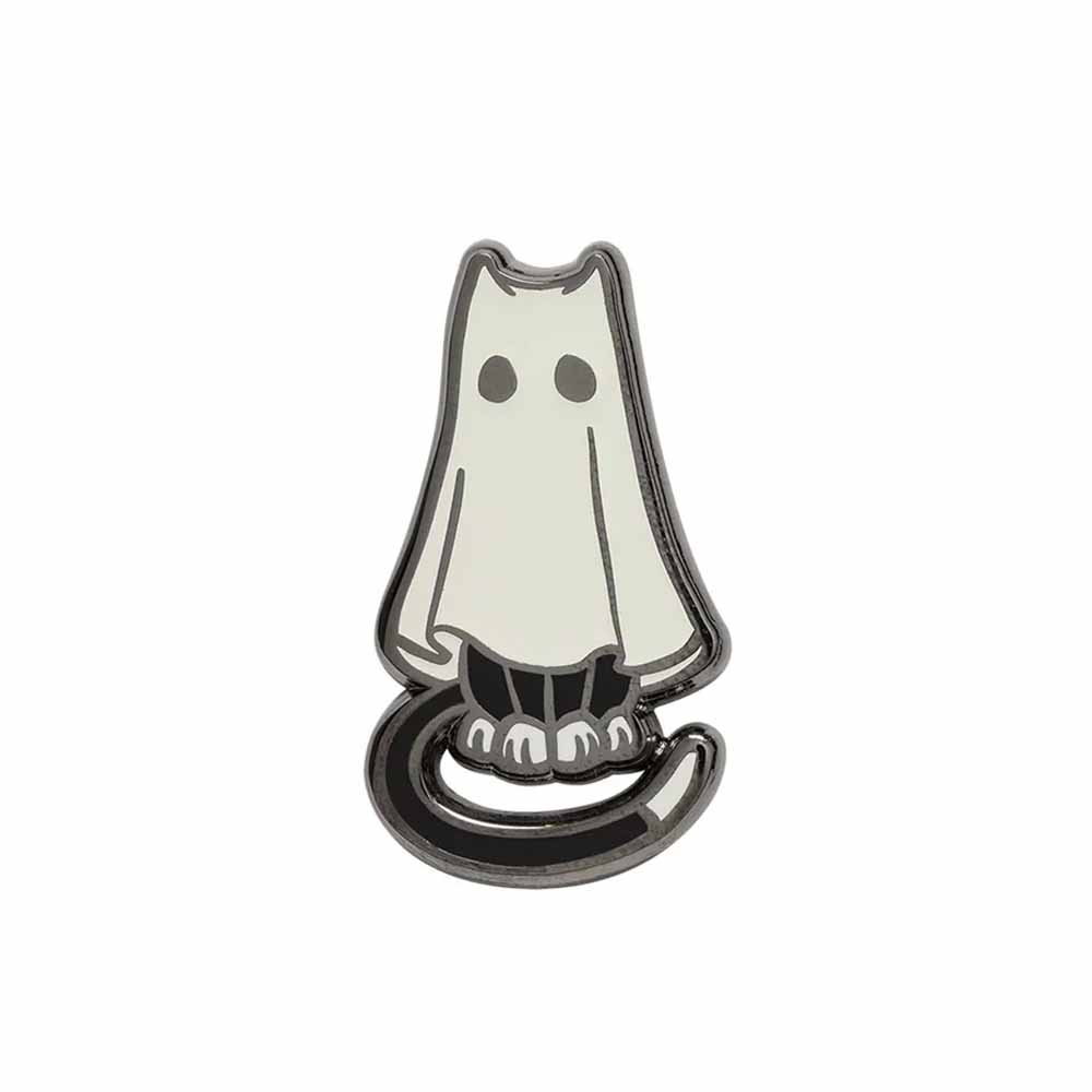 GHOST CAT PIN NEWERA  SLVBLK