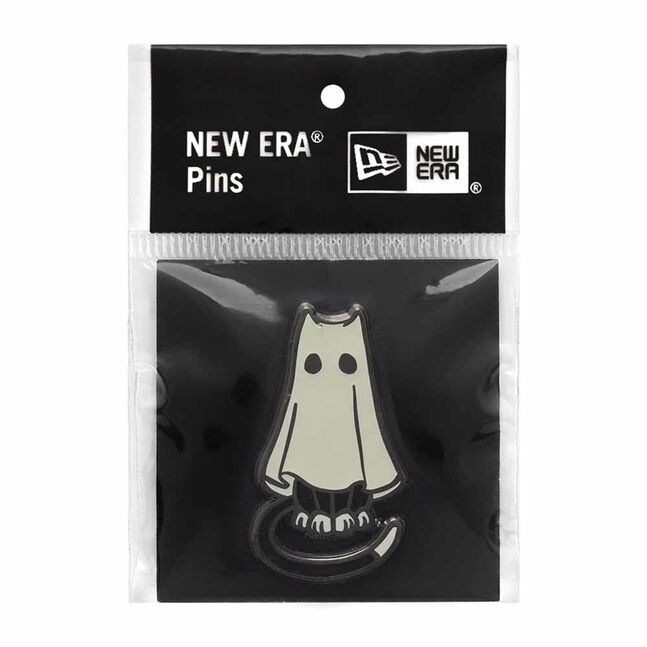 GHOST CAT PIN NEWERA  SLVBLK